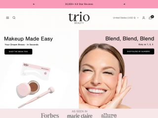 triobeauty.com screenshot
