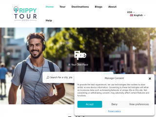 trippytourguide.com screenshot