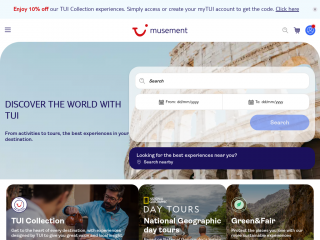 tuimusement.com screenshot
