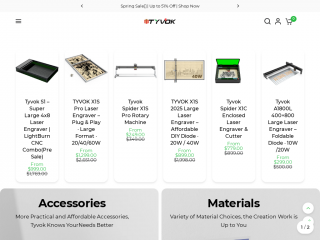 tyvok.com screenshot