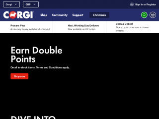 uk.corgi.co.uk screenshot