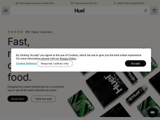 uk.huel.com screenshot