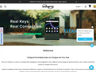 unihertz.com screenshot