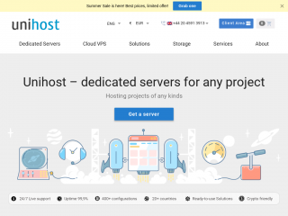 unihost.com screenshot