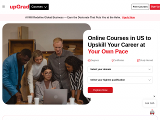upgrad.com screenshot