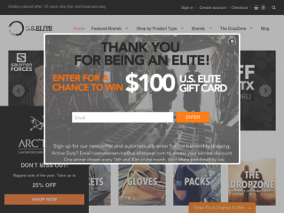 us-elitegear.com screenshot