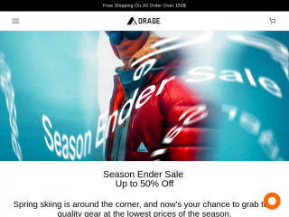 us.orage.com screenshot