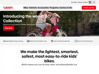 us.woombikes.com screenshot