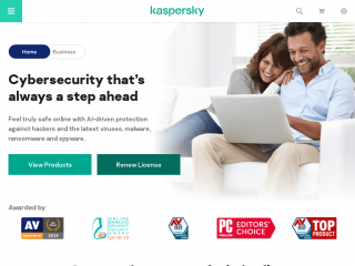 usa.kaspersky.com screenshot