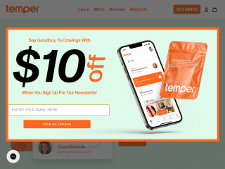 usetemper.com screenshot