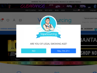 vapesourcing.com screenshot