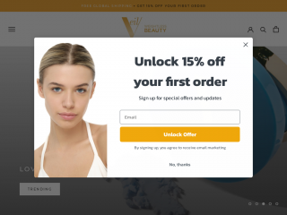 veilcosmetics.com screenshot
