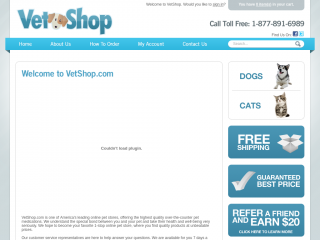 vetshop.com screenshot