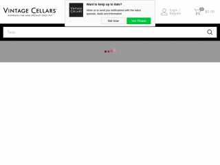 vintagecellars.com.au screenshot