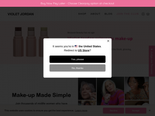 violetjordan.co.uk screenshot