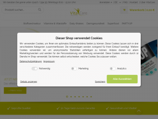 vitacare-europe.com screenshot