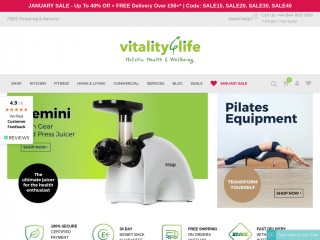 vitality4life.co.uk screenshot