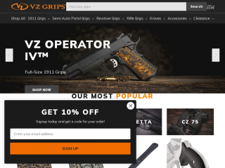 vzgrips.com screenshot