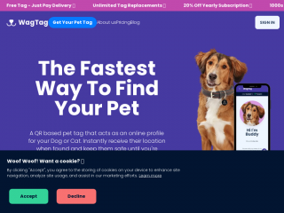 wagtag.co.uk screenshot