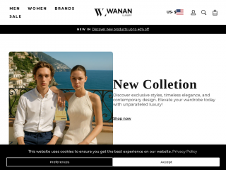 wananluxury.com screenshot