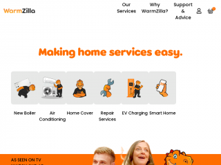 warmzilla.co.uk screenshot