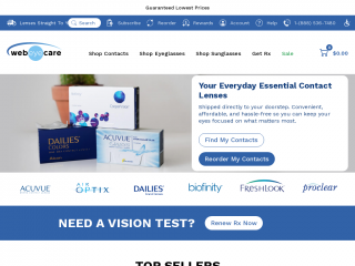 webeyecare.com screenshot