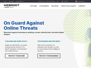 webroot.com screenshot