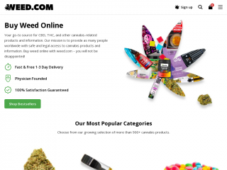 weed.com screenshot