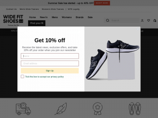 widefitshoes.co.uk screenshot
