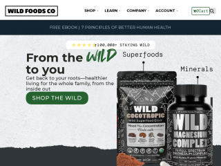 wildfoods.co screenshot