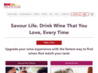 wine.palateclub.com screenshot