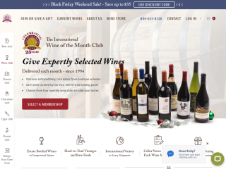 winemonthclub.com screenshot