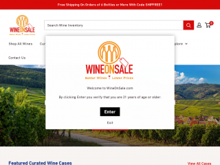 wineonsale.com screenshot