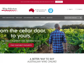 wineselectors.com.au screenshot