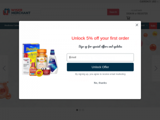 wisermerchant.com screenshot
