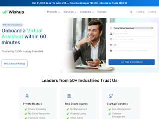 wishup.co screenshot