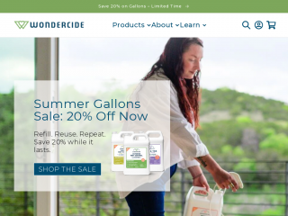 wondercide.com screenshot