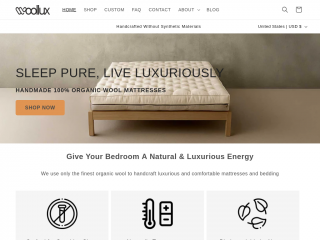 woollux.com screenshot