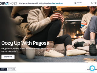 xeroshoes.com screenshot