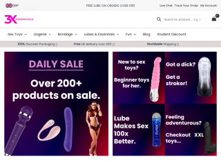 xxxessentials.co.uk screenshot