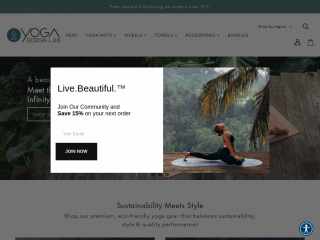 Yogadesignlab.com screenshot