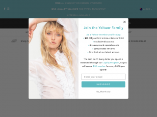 yeltuor.com.au screenshot