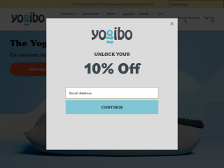 yogibo.com screenshot
