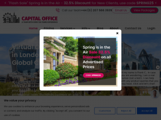 yourvirtualofficelondon.co.uk screenshot