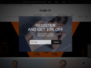 yvettesports.com screenshot