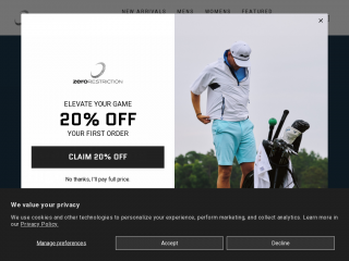 zerorestriction.com screenshot