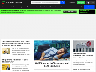 zonebourse.com screenshot