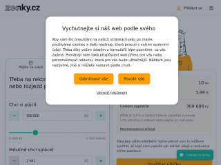 zonky.cz screenshot